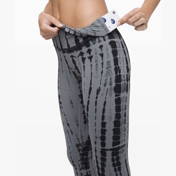 Lululemon Wunder Under High-Rise Tight 28" Shibori Magnet Grey Black Night, 6 - Picture 3 of 9
